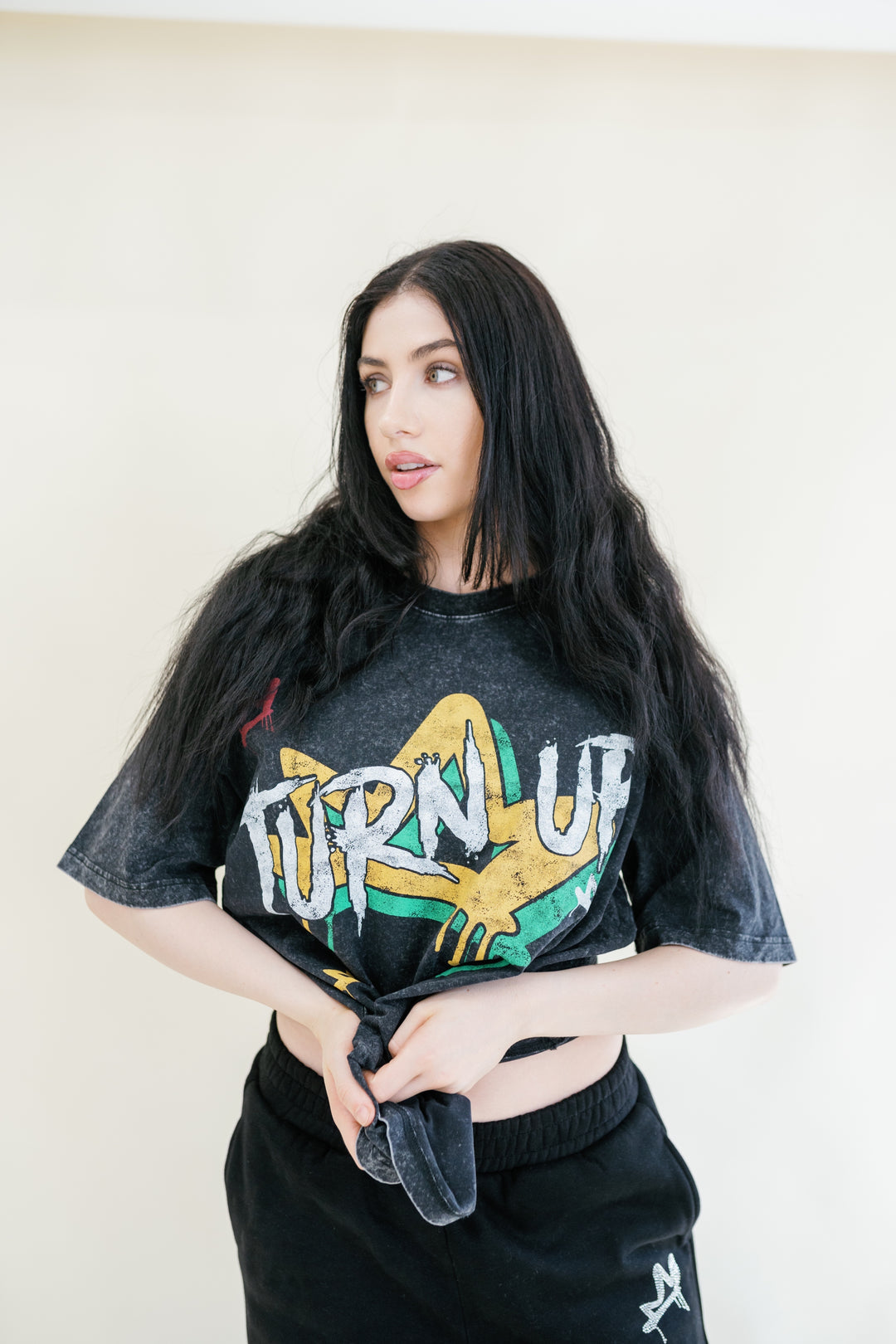 Vintage Turn Up Tee Big Crown